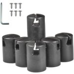 Bouchons de tube de trampoline ? embouts �pais et durables pour poteaux de trampoline , protection de ...