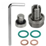 Bouchon de vidange surdimensionn� en acier inoxydable, kit de r�paration de filetage de carter d'huile ...