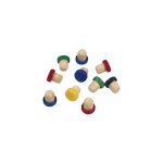 Bouchons de vin en li�ge, t�te plastique 10 pi�ces