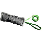 Abc sport klin - boudin de motivation effet peluche avec poigne ergonomique - 26 x 8 cm - gris / vert ...