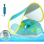 Bouee bebe avec parasol amovible bleu siege bb bouee piscine enfant de 6  36 mois nouveau boue de ...
