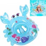 Bou�e bebe de piscine, crabe shaped b�b� si�ge de gonflable dolphin, enfants bague de natation flottante, ...