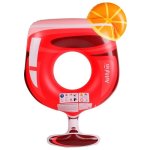 Bou�e gonflable ronde xxl pour piscine & plage ultra confort, flotteur deluxe - cocktail passion �158cm ...