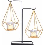 Bougeoirs decoration, bougeoir gomtrique en mtal bougeoir fer forg style nordique photophore en mtal ...
