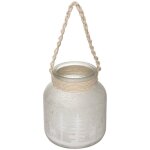 Bougeoir photophore lanterne en verre paysage enneig� - feeric christmas