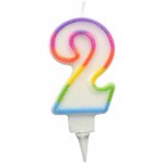 Bougie d anniversaire chiffre 2
