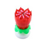 Bougie - fleur d'anniversaire
