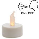 Bougie led fonction soufflage on - off �3, 7cm