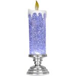 Bougies sans flamme scintillantes bougies led de no�l - bougies de no�l � changement de couleur rechargeables ...