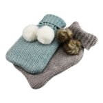 Bouillotte 55% caoutchouc avec housse tricot 1. 75 l