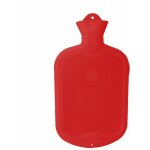 Snger - bouillotte en caoutchouc 20 x 37 cm eau chaude ou froide - 2 l - rouge