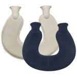 Bouillotte en forme de u pour le cou et les �paules, chauffe - eau en caoutchouc - crea