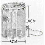 Boules en acier inoxydable � �pices assaisonnement passoire boule � th� passoire � soupe assaisonnements ...