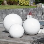 Boules d�co design trio blanc