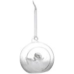 Boule int�rieur ange et plume 8cm verre - feeric lights & christmas