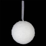 Boule paillet�e d. 8cm polystyr�ne assorti - feeric lights & christmas