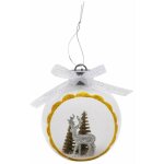 Boule de renne lumineuse 10 x 8 x 12 cm