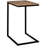 5five simply smart - bout de canap aliaj effet bois fonc - 5five