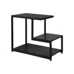 Sobuy - bout de canapé table d'appoint tables basses avec 3 Étagères de rangement - noir fbt65 - sch ... Sobuy - bout de canapé table d'appoint tables basses avec 3 Étagères de rangement - noir fbt65 - sch ...