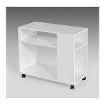 Sobuy - bout de canapé table café roulante avec 2 étagères de rangement, 2 niveaux bibliothèque à roulettes ... Sobuy - bout de canapé table café roulante avec 2 étagères de rangement, 2 niveaux bibliothèque à roulettes ...