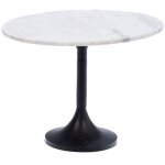 Hellin - amadeus - bout de canapé marbre blanc 55 cm Hellin - amadeus - bout de canapé marbre blanc 55 cm