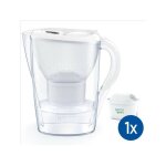 Bouteille et carafe filtrante brita brita carafe filtrante marella blanche (2, 4l) inclus 1 cartouche ...