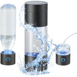 Bouteille d'eau enrichie en hydrogene 230 ml, generateur d'eau hydrogenee portable, technologie spe, ...