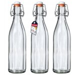 Bouteille en verre de 750ml avec bouchon hermétique pour la conservation des boissons, parfaite pour ... Bouteille en verre de 750ml avec bouchon hermétique pour la conservation des boissons, parfaite pour ...