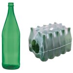 Bouteilles en verre pour eau minrale 1 litre ? pack de 20 pices ? usage domestique et restauration
