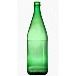 Bouteille en verre vert vichy 1000 ml pour eau et vin avec bouchon couronne bouche