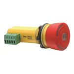 Bouton d'arrt d'urgence abb, montage panneau, dia. 22. 5mm ( prix pour bote de 1 )