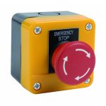 Bouton d''arr�t d''urgence coup de poing