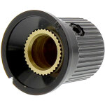Bouton de potentiomtre rs pro axe de 6. 4mm, diamtre de 16mm, vis sans tte