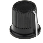 Bouton de potentiomtre rs pro axe de 6mm, diamtre de 16. 2mm, vis sans tte