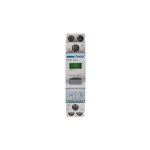 Bouton poussoir 2f accrochage + voyant vert 230vac hager svn433