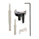 Bouton poussoir 3 à 6 litres anti - vandalisme, pour wc dual - flush Bouton poussoir 3 à 6 litres anti - vandalisme, pour wc dual - flush