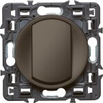 Bouton poussoir 6a avec voyant  composer - cliane - graphite - legrand