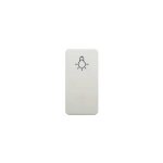 Bouton poussoir ampoule �troite blanc bjc 16717
