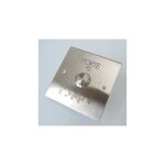 Bouton poussoir lumineux carr carte dporte, braille, buzzer, led, tempo abb 190447