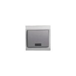 Bouton poussoir mureva styl �tanche avec voyant lumineux schneider electric enn36624
