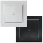 Bouton poussoir pour sonnette - ep blanc - ledme - ep - 06 - w