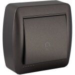 Edm ? bouton poussoir sonnette mont� en surface 10a 250v ? raccordement � vis ? indice de protection ...