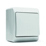 Bouton poussoir sonnette de surface �tanche ip54 - 10 a