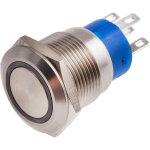 Rs pro - bouton - poussoir, verrouillable lumineux, led rouge, unipolaire  deux directions (1rt), 5 ...