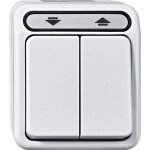 Bouton - poussoir pour volet roulant merten 4075012 aquastar blanc polaire x507381