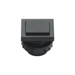 Bouton de sonnette simple grothe 61045 noir 12 v / 1, 5 a