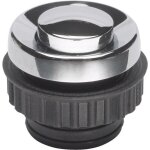 Bouton de sonnette simple grothe 62054 chrome 12 v / 1, 5 a