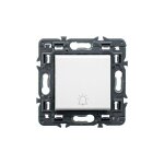 Bouton de sonnette valena next 1p 6a blanc legrand 741258