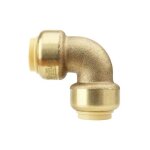 Raccord toutub coude laiton 12 boutt