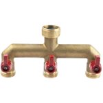 Boutté - nez sélecteur de circuits 3 sorties pour programmateur, f20x27, m20x27 Boutté - nez sélecteur de circuits 3 sorties pour programmateur, f20x27, m20x27